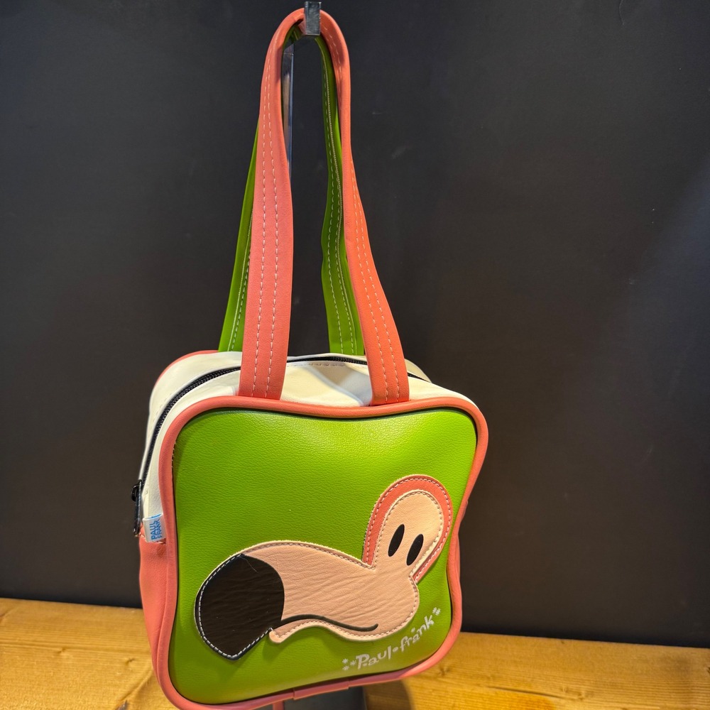 Vintage 2004 Paul Frank Arthur Flamingo Mini Handbag Purse Y2K Rare